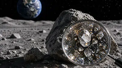 Ay’da yeni keşif! Çinli bilim insanları 2 yeni mineral buldu