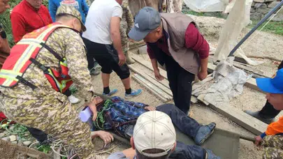 Kırgızistan’da 16 gün mahsur kaldığı kuyudan kurtarıldı