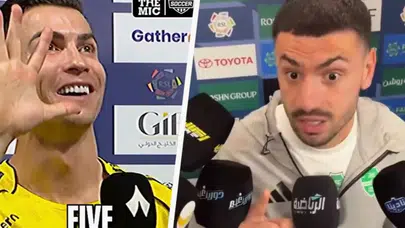 Merih Demiral ile Cristiano Ronaldo arasında maç sonu gerginlik