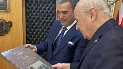 MHP lideri Bahçeli, Demirören Medya heyetini kabul etti
