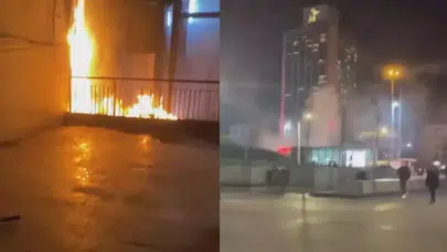 Taksim metro istasyonunda çıkan asansör yangını söndürüldü