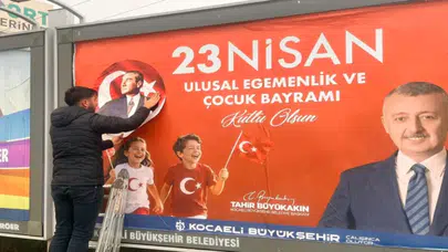 Belediye Başkanı'ndan tepki çeken hareket: 23 Nisan afişinde kendi fotoğrafını kullandı, Atatürk'ün ismini geçirmedi