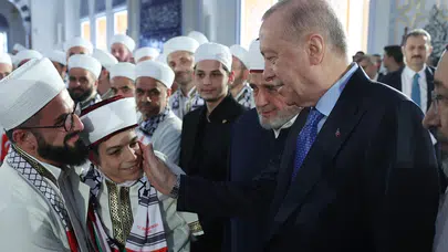 Erdoğan Çamlıca Camii’nde 333 hafızın icazet törenine katıldı