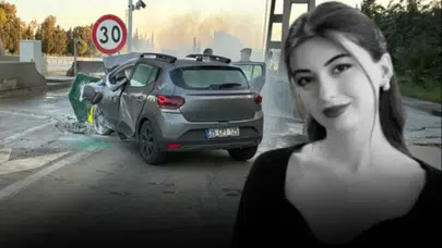 Bariyere çarpan otomobilden çıkamadı: Genç doktor Beyza Nur Pürmüs alevler arasında can verdi