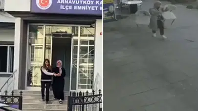Dükkanın önünden sandalye çalan kadın yakalandı: Kendini bu sözlerle savundu