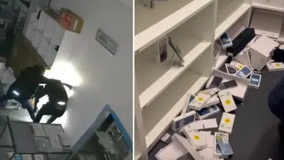 Almanya’da film gibi soygun: 10 dakikada 4 bin telefon çalındı