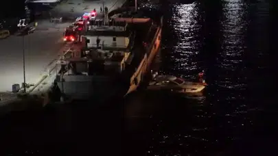 Üsküdar’da gemiye çarpan tekne battı: 5 kişi kurtarıldı