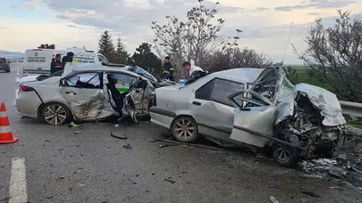Eskişehir'de katliam gibi kaza: 4 kişi hayatını kaybetti