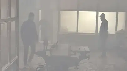 Gelibolu’da marangozhane yangını kısa sürede söndürüldü