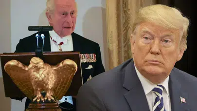Kral Charles'tan Trump'a tarihi ayar