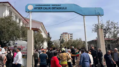 Ayser Çalık Ortaokulu öğrencileri yeni okul binasında eğitime başladı