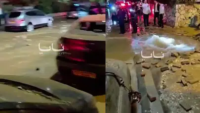 İran’ın füzesi vurdu, İsrail'de kanalizasyonlar patladı!