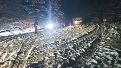 Nisan ayında o ilimize kar bastırdı: Vatandaşlar yolda kaldı