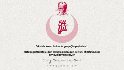 Geçmişten geleceğe uzanan gurur: Ortadoğu Gazetesi 54 yaşında!