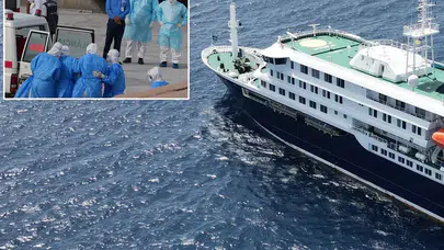 Ölümcül virüsün ele geçirdiği gemi o ülkeye doğru yola çıktı