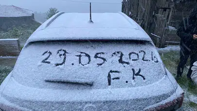 Kastamonu’da mayıs ayında kar sürprizi: Yüksek rakımlı bölgeler beyaze büründü