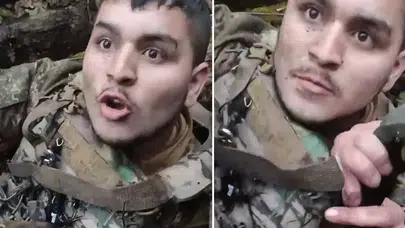 Ukrayna ordusunda savaşan Kolombiyalı asker, Ruslar tarafından esir alındı