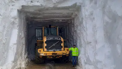 O ilimizde mayıs ayında 6 metrelik kar sürprizi
