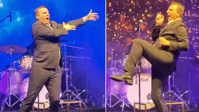 Rafet El Roman’ın Dubai konserindeki dansı sosyal medyada gündem oldu