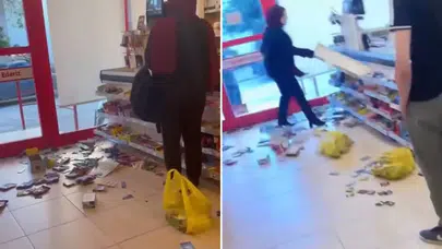 Marketi dağıtan kadın tanıdık çıktı: Taksi durağına da saldırmıştı