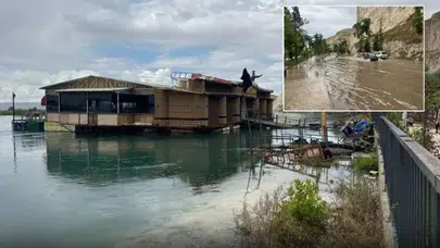 Atatürk Barajı’nın kapakları açıldı: Fırat Nehri’nde su seviyesi yükseldi