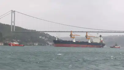 İstanbul Boğazı’nda gemi arızası: Trafik çift yönlü askıya alındı