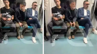 Ertan Torunoğulları, Marmaray’da kameralara yakalandı!