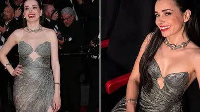 Özgü Namal Cannes’da büyüledi, tarzına övgü yağdı