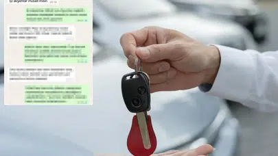 7 ay önce sattığı araçtan gelen mesaj şaşkına çevirdi