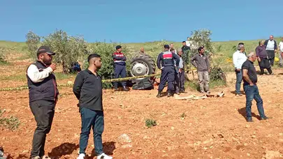 Devrilen traktörün altında kalan çiftçi hayatını kaybetti
