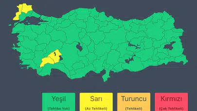 İçişleri Bakanlığı uyardı: 4 ilde kuvvetli yağış bekleniyor