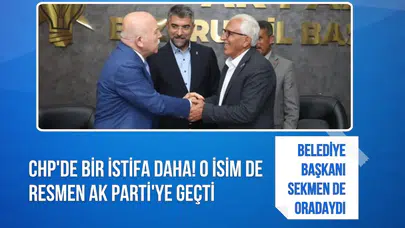 CHP'li meclis üyesi AK Parti'ye katıldı