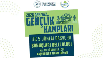 GSB Gençlik Kampı sonuçları açıklandı! Kalan dönem başvuruları ne zaman bitiyor?