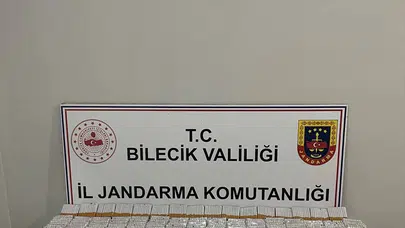 Bilecik'te kaçak tütün operasyonu: 9 bin 320 makaron ele geçirildi