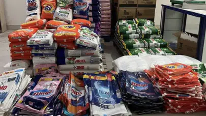 Ankara'da sahte deterjan operasyonu: 3 ton sahte deterjan ele geçirildi