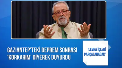 Naci Görür'den Gaziantep depremi sonrası dikkat çeken uyarı