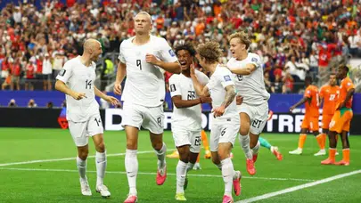 Fildişi Sahili Norveç maç özeti 1-2 Haaland'ın golüyle 16 turu getirdi