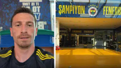 Mert Hakan Yandaş'ın antrenmanına Nilüfer eşlik etti