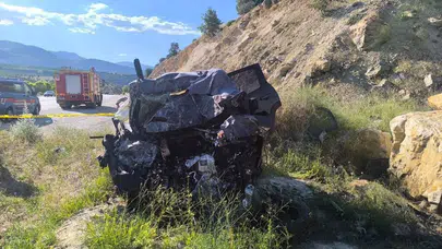 Malatya'da otomobil devrildi: Sürücü yaşamını yitirdi