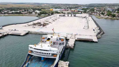 Gelibolu yeni Feribot İskelesi açılıyor: 43 bin metrekarelik alana kuruldu