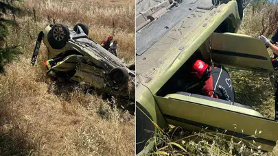 Arı paniği faciaya dönüştü! Karşı şeride geçen taksi can aldı