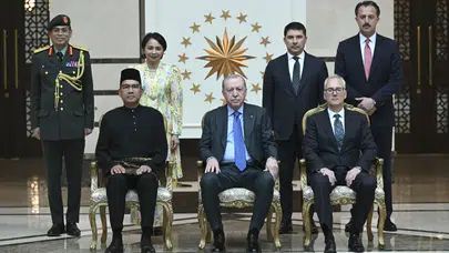 Cumhurbaşkanı Erdoğan 5 ülkenin büyükelçisini kabul etti