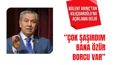 Bülent Arınç'tan Kılıçdaroğlu'na tepki: "Bana özür borcu var"