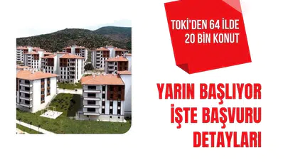 TOKİ'nin 20 bin konutluk satış kampanyasında başvurular başlıyor