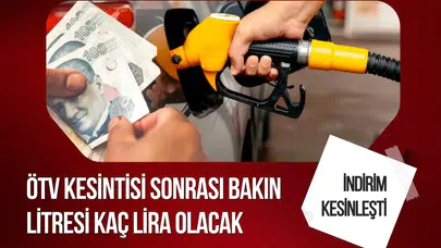 Benzin ve motorinde indirim kesinleşti: ÖTV düzenlemesi sonrası yeni fiyatlar belli oluyor