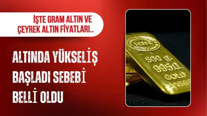 Altın fiyatlarında yükseliş sürüyor: Gram altın 6 bin 428 lira seviyesinde