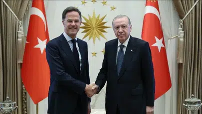 Cumhurbaşkanı Erdoğan, NATO Genel Sekreteri Mark Rutte'yi kabul etti