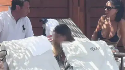 Kaya Çilingiroğlu genç sevgilisiyle Çeşme tatilinde görüntülendi