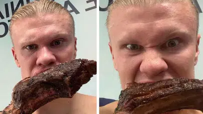 Erling Haaland'ın sıra dışı yaşamı! Günde 6 bin kalori tüketiyor