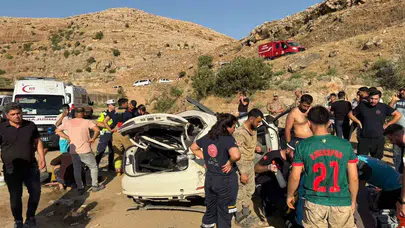 Şırnak'ta araç şarampole yuvarlandı: 2 ölü, 2 ağır yaralı